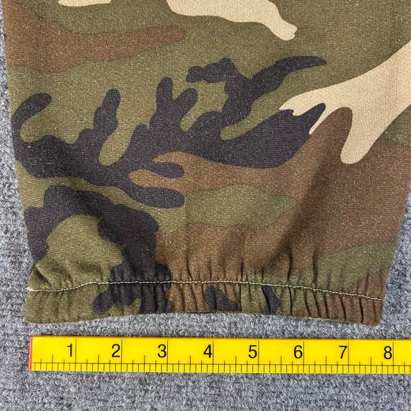 VTG Duck Bay Jungle Camo Jogger Pants Mens M Hunting Camouflage Sweatpants - Picture 5 of 7